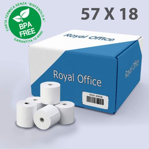 10 Rotoli Termici 57x30mm - Omologati PBA Free Per POS E Registratori Di Cassa - Foto 3